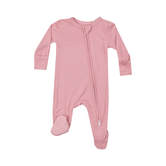 BRIDAL ROSE  2 WAY ZIPPER FOOTIE