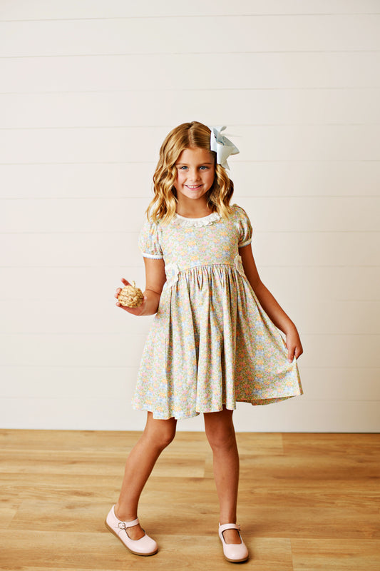 Pumpkin Gwen Tab Dress
