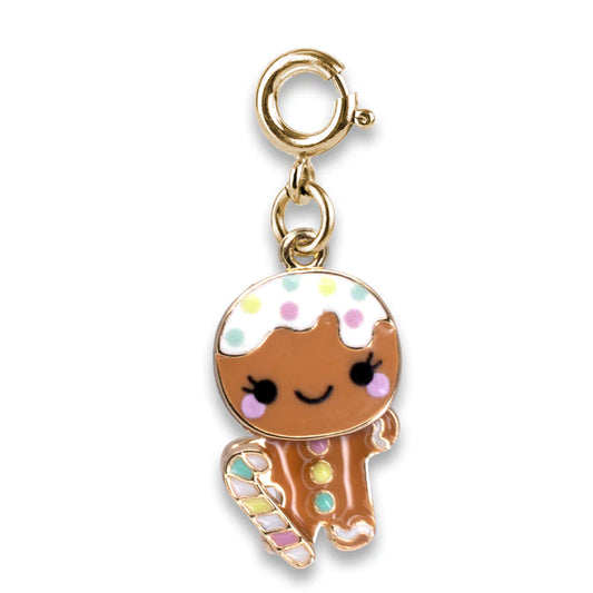 Gingerbread Man Swivel Charm