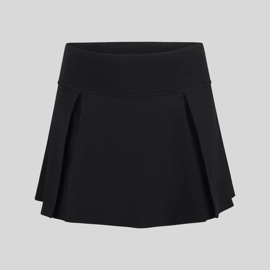 Black Pleated Skort