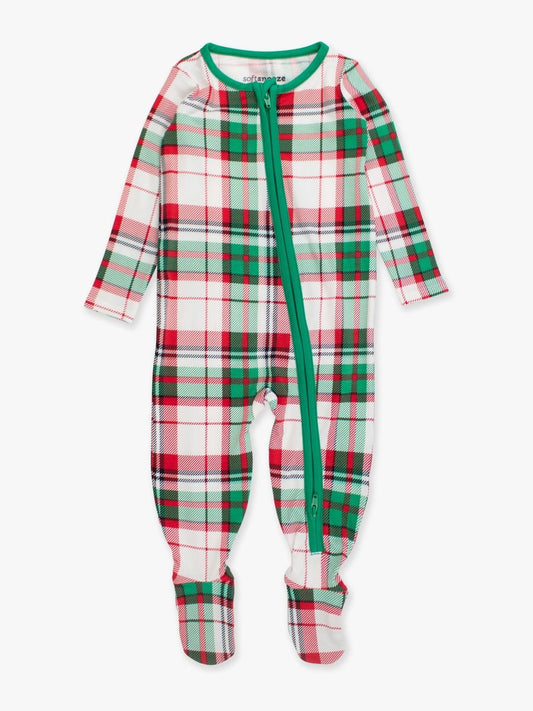 Dashing Dreams Plaid Footie