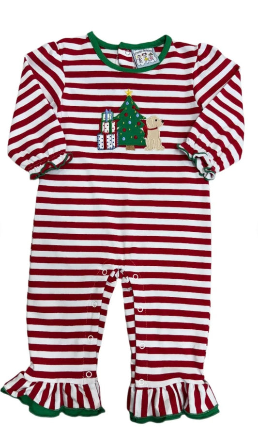 Christmas Morning Baby Girl Romper