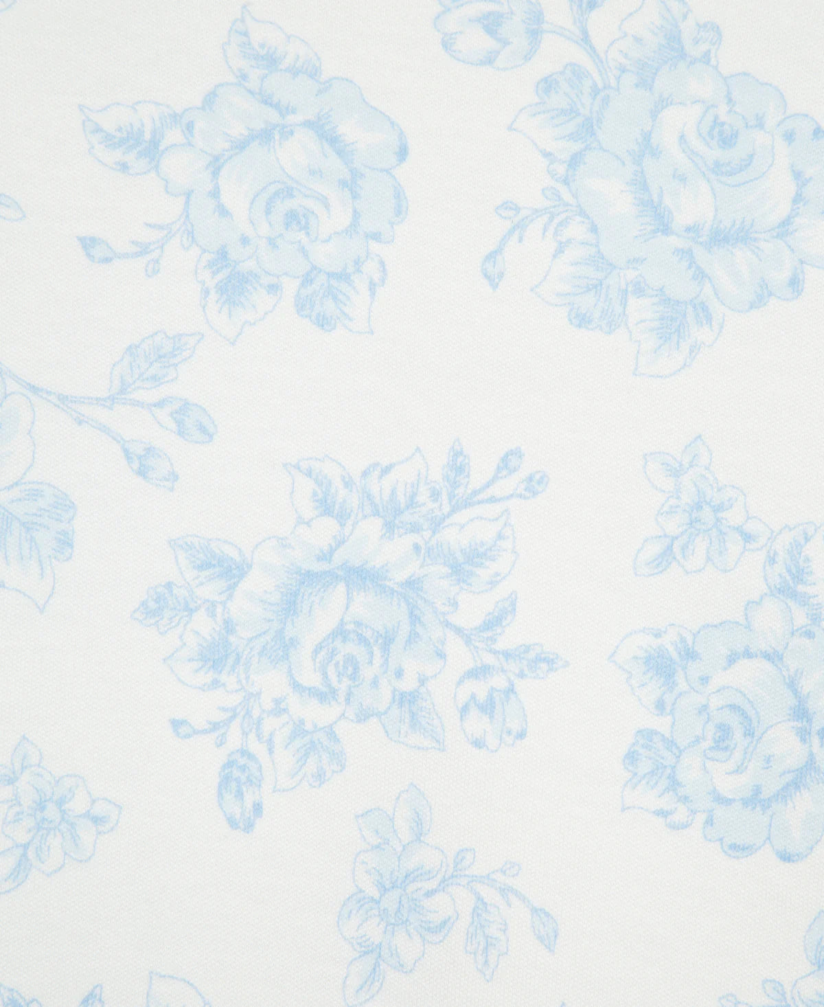 Blue Roses Sleeper Gown & Hat Set