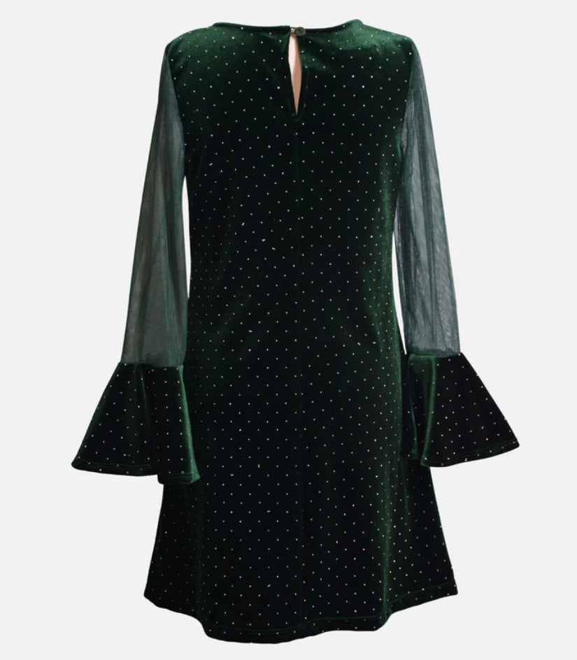 Eve Velvet Bow Party Dress