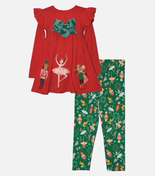 Clara Nutcracker Legging Set