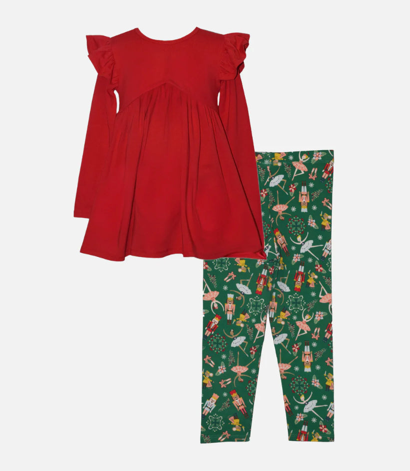 Clara Nutcracker Legging Set