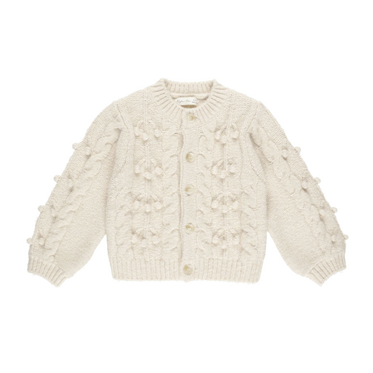 Natural Bobble Cardigan