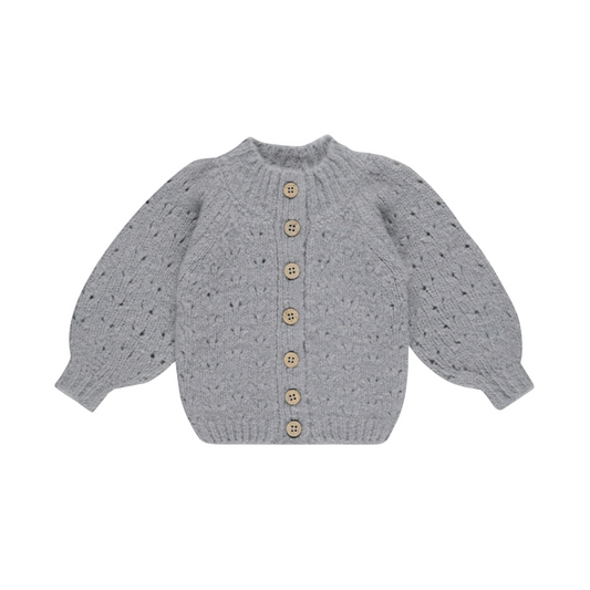 Dusty Blue Tulip Cardigan