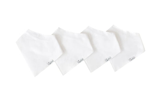 White Basics Bandana Bibs