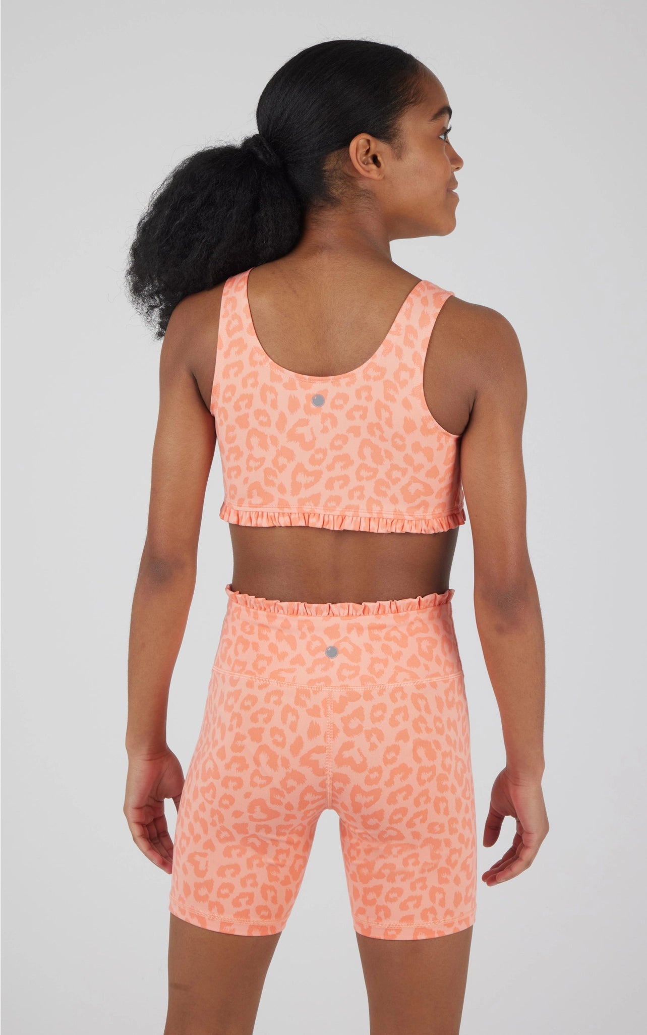 Coral Leopard 2pc Set