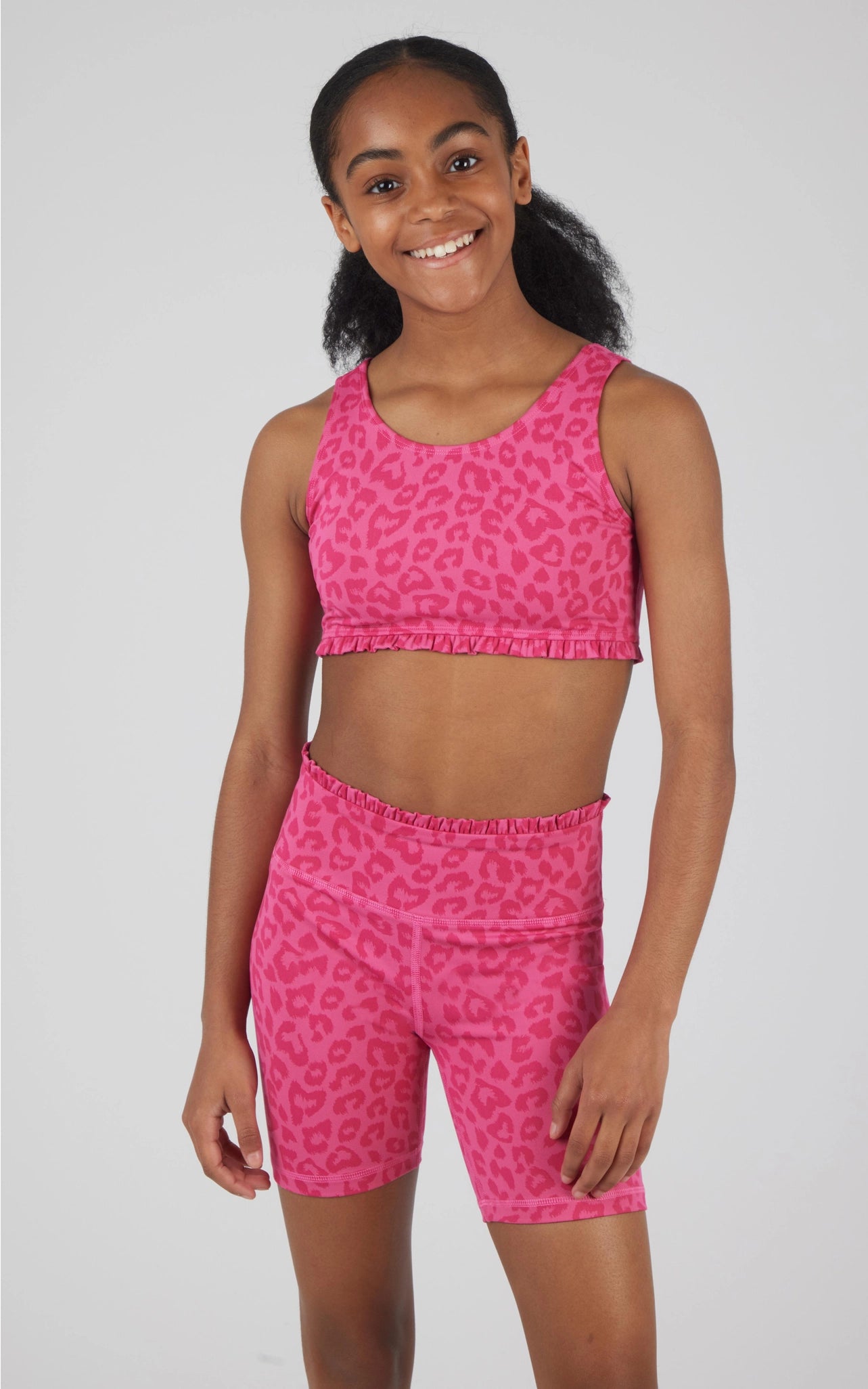 Pink Yaro Leopard 2pc Set