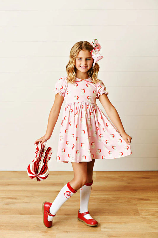 Santa Baby Pink Proper Dress