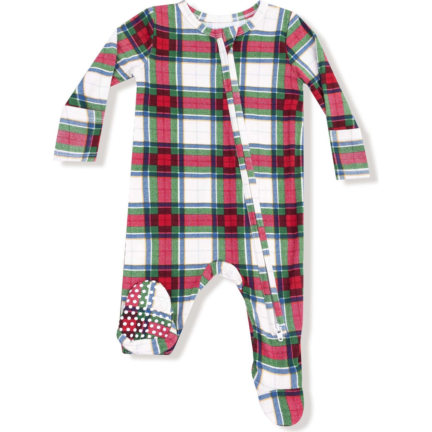 Holiday Plaid Footie
