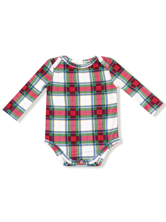 Holiday Plaid LS Bodysuit