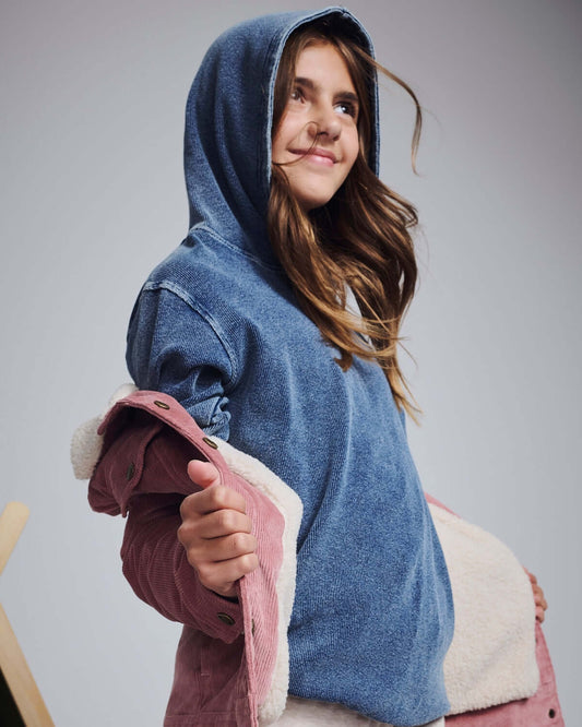 Dusk Blue Pullover Hoodie