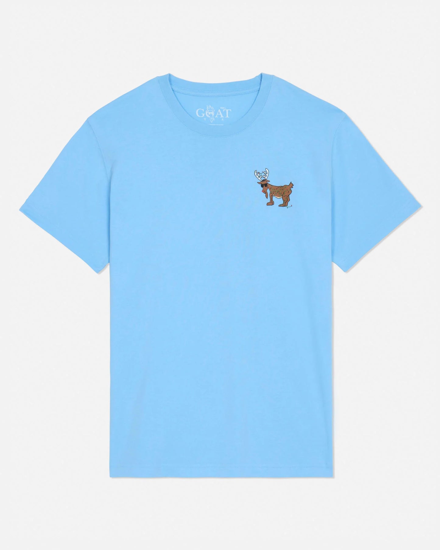 Santa’s Reindeer Carolina Blue T-shirt