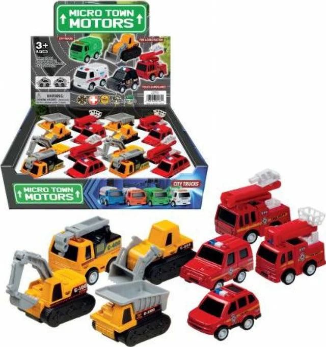 Die-Cast Fire & Construction Vehicles