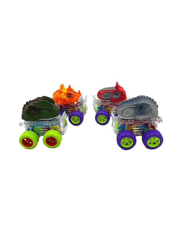 Dino Transparent Gear Car
