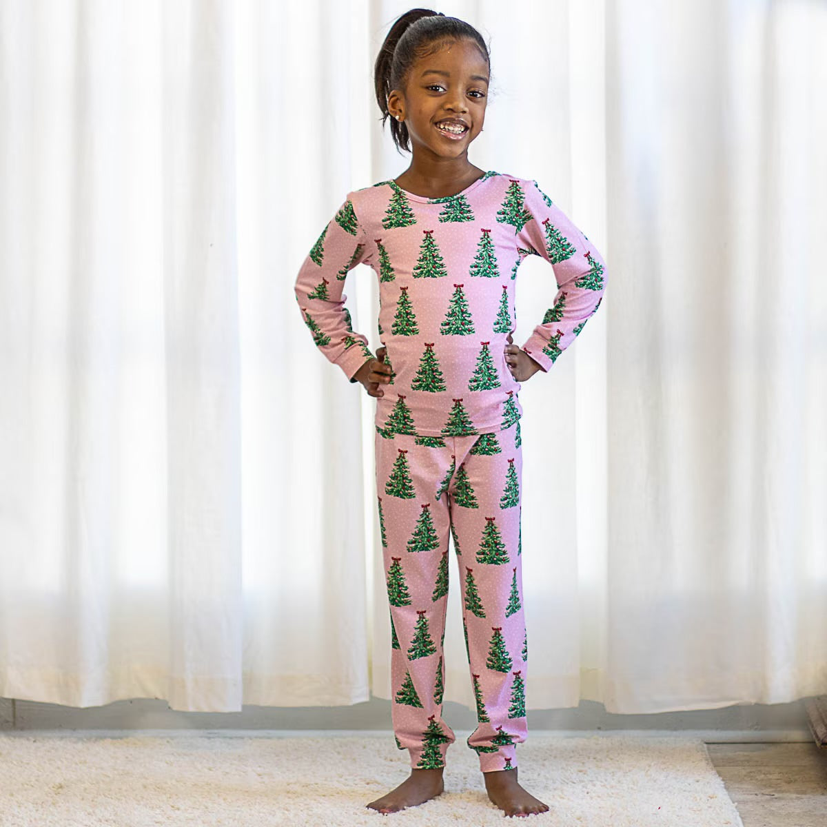 Noelle Tree Sleeve Pajamas