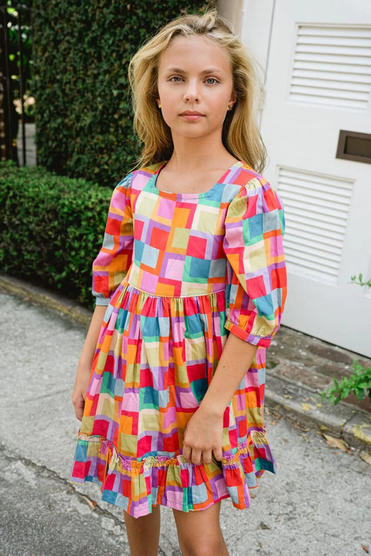Checker Pink Dress