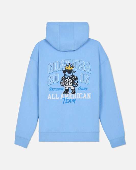 Gridiron Hooded Sweatshirt Carolina Blue