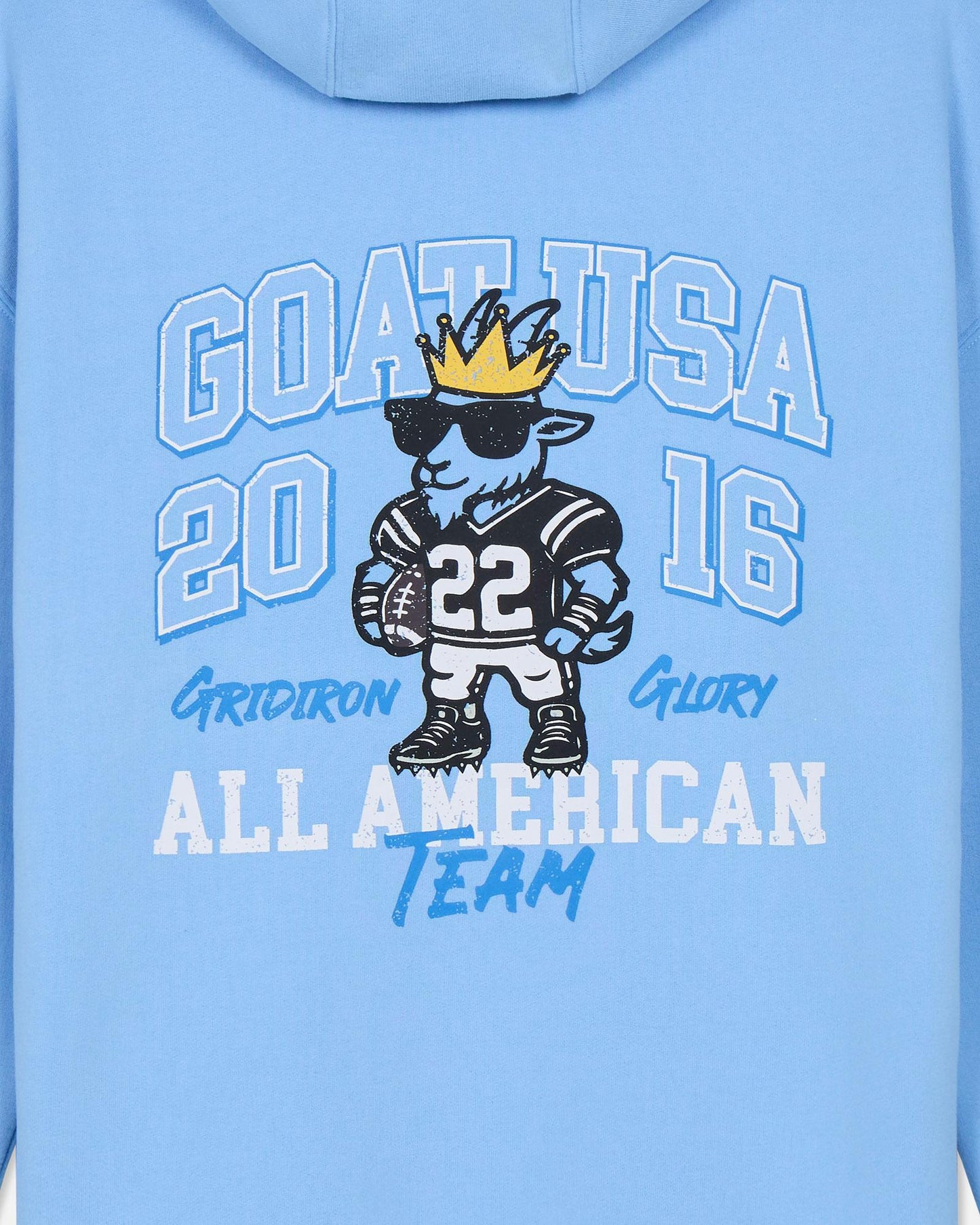 Gridiron Hooded Sweatshirt Carolina Blue