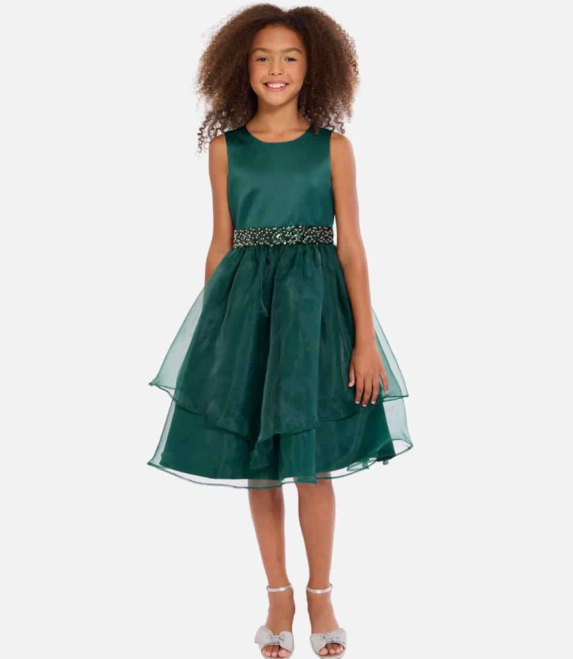 Olivia Tiered Organza Party Dress