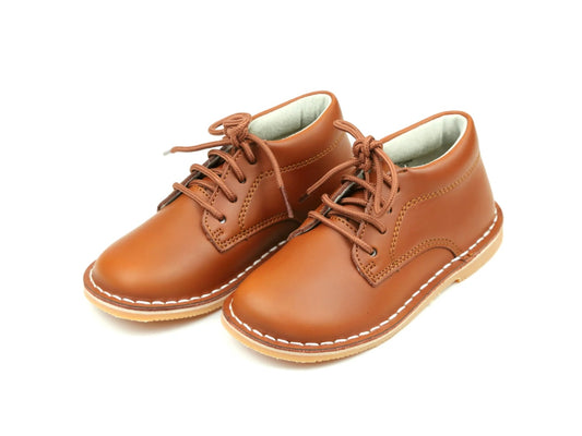 Cognac Leather Lace Up Shoe