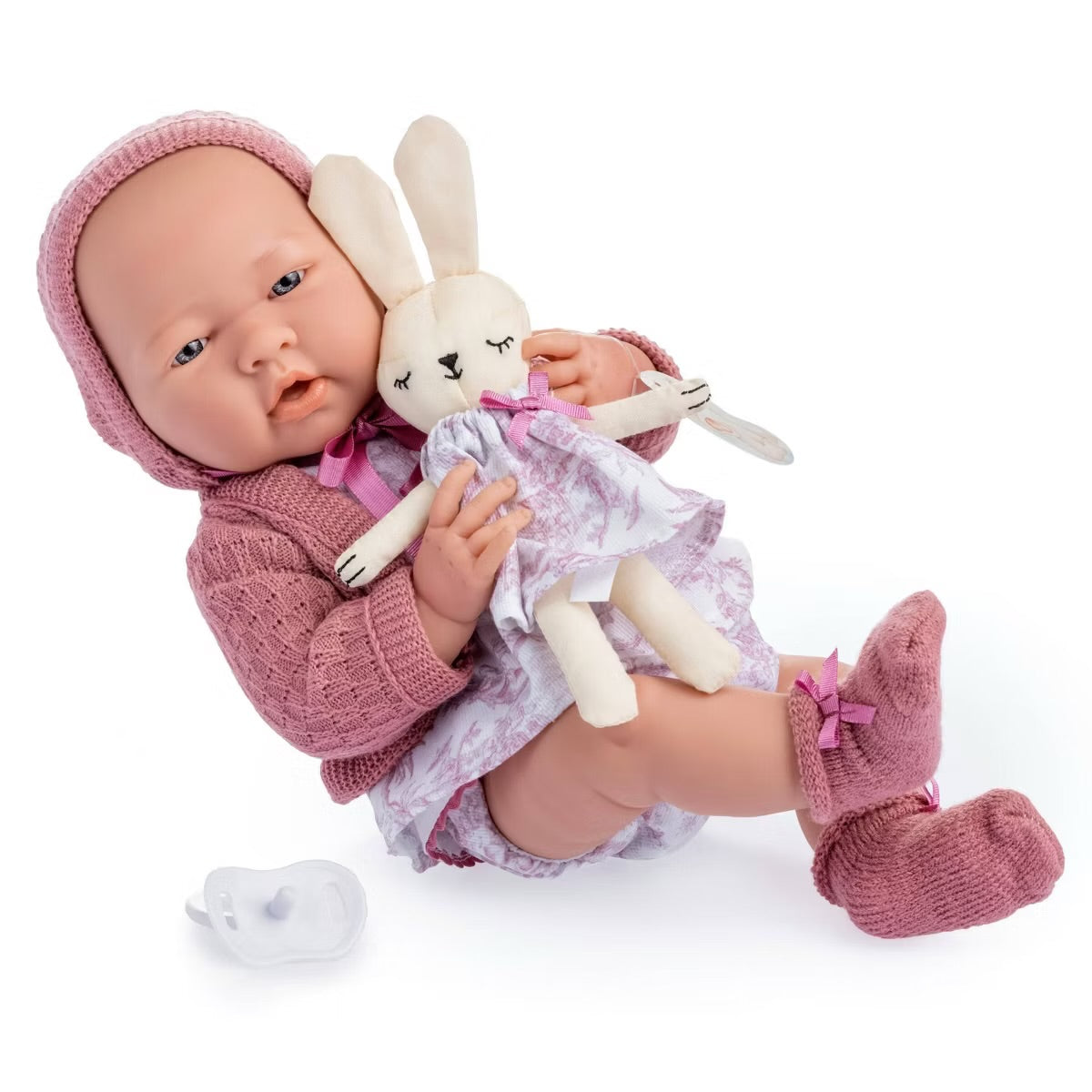La Newborn 15” Baby Doll in Royal Pink Set