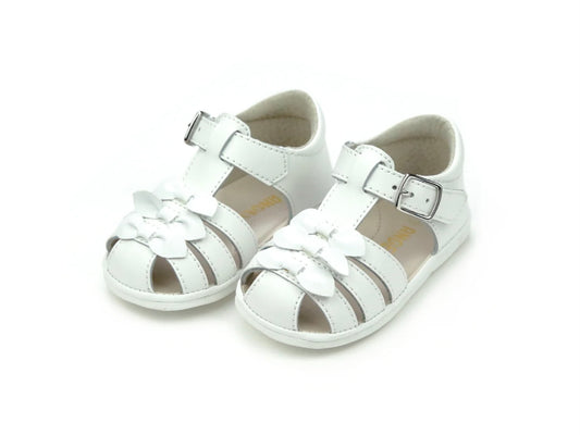White Everly Angel Bow Sandal