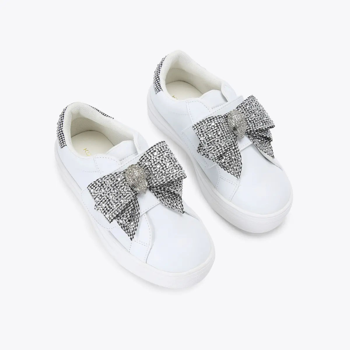 White Mini Laney Bow Sneaker