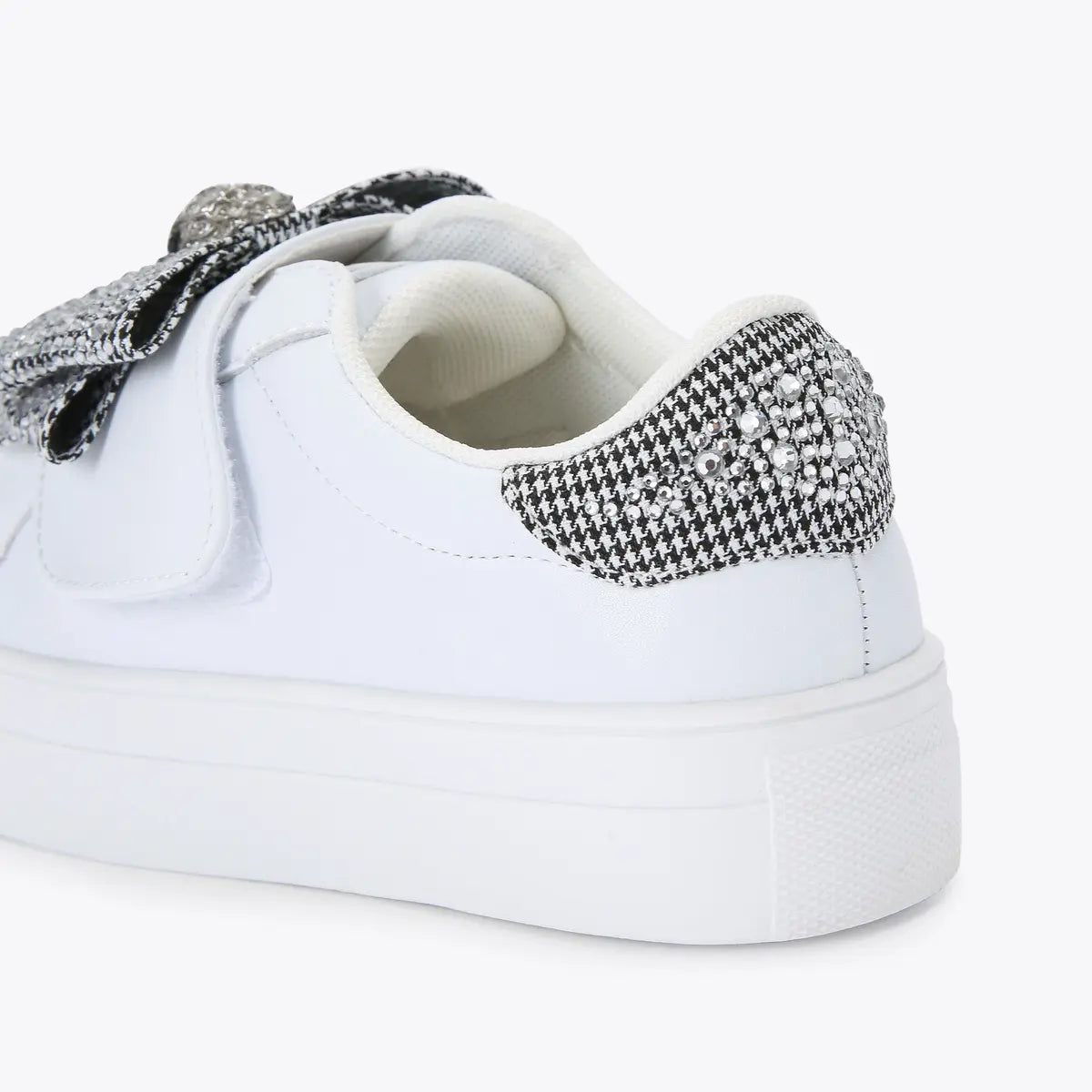 White Mini Laney Bow Sneaker