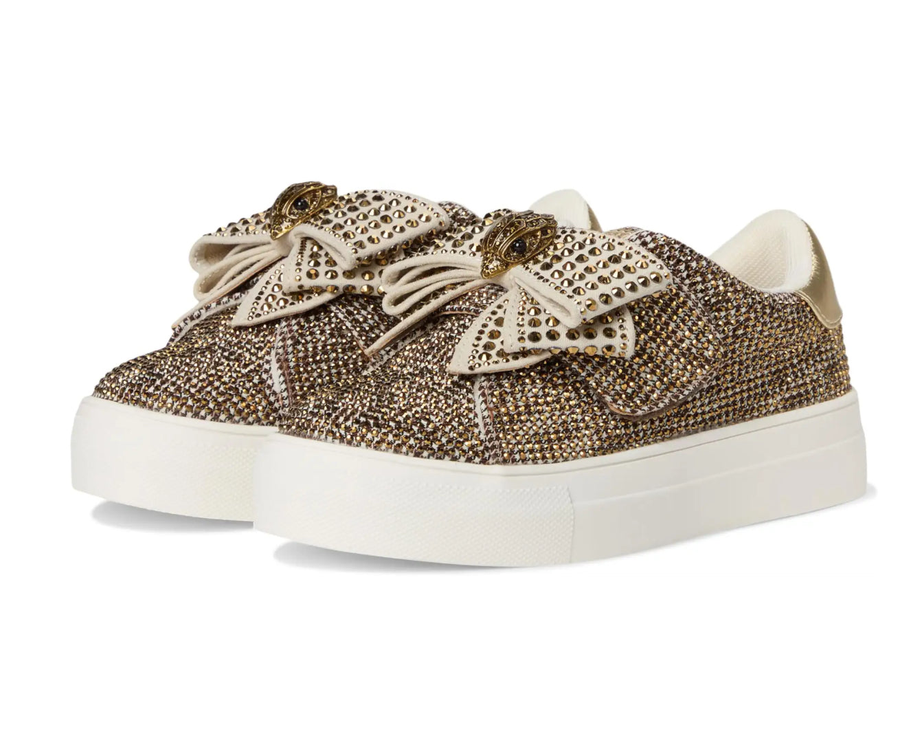 Beige Mini Laney Bow Sneaker