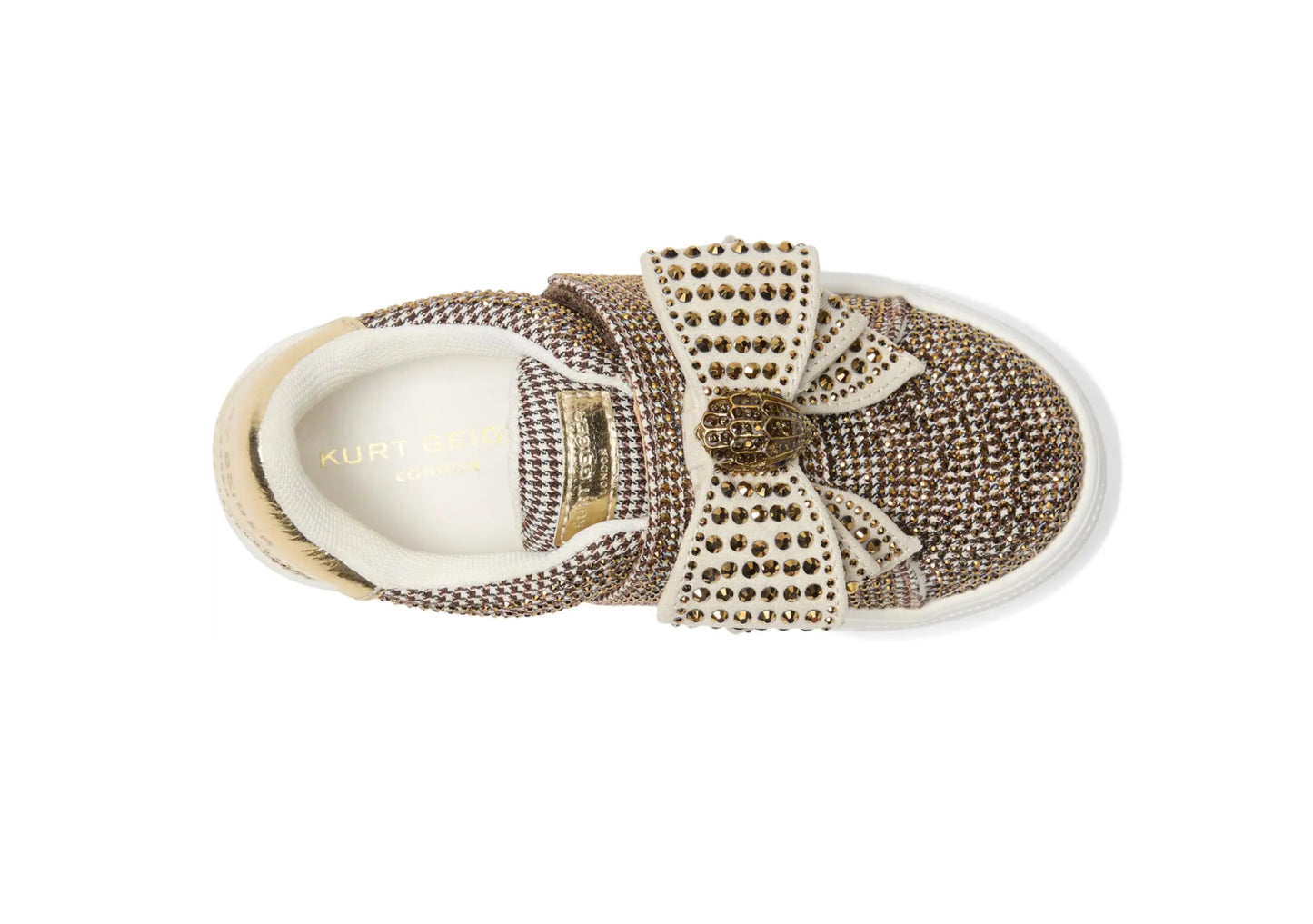 Beige Mini Laney Bow Sneaker