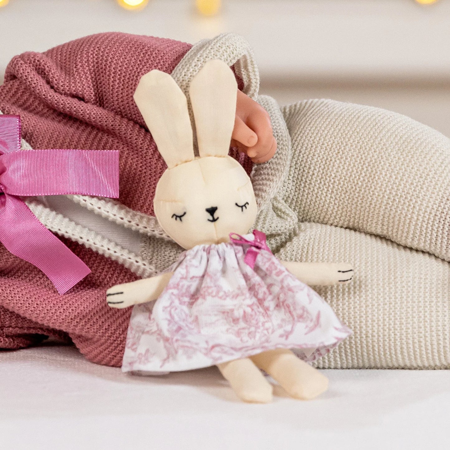 Pink Baby Closed Eyes