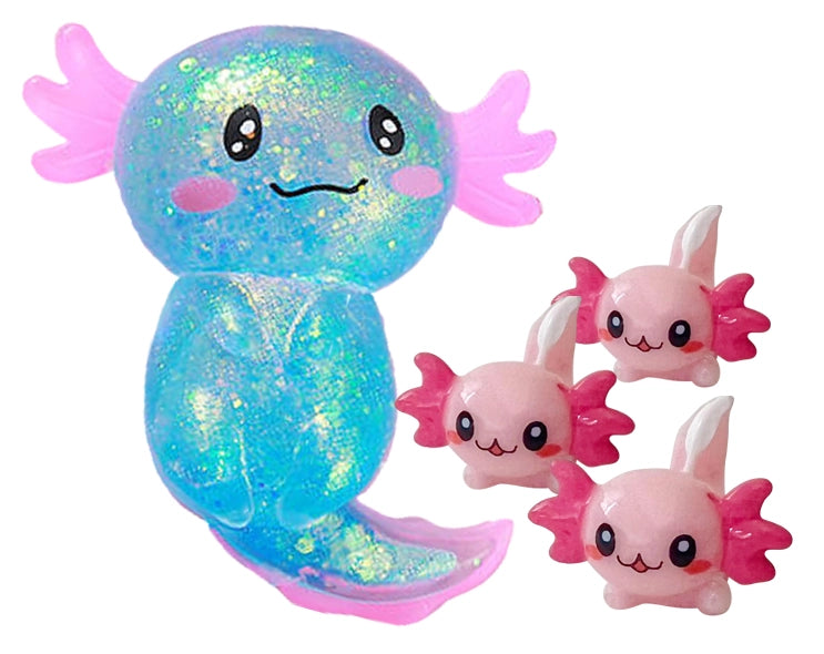 Squishy Axolotl w/babies