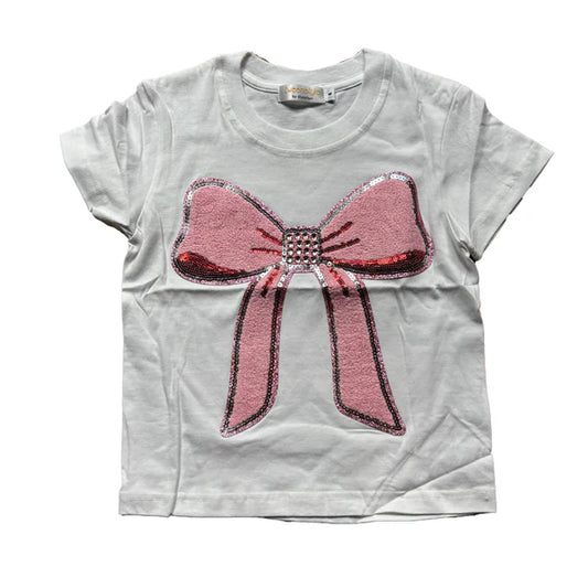 Chenille Bow Tee