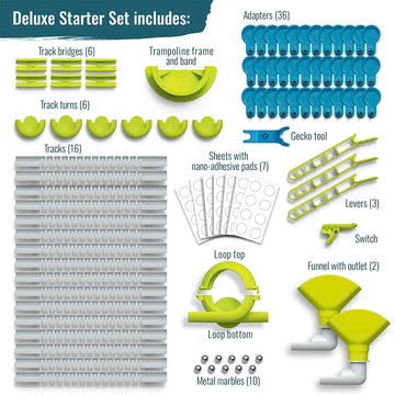 Gecko Run: Marble Run Deluxe Starter Set