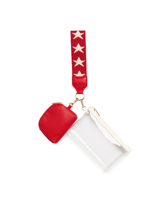 Red Taylor Mini Wristlet