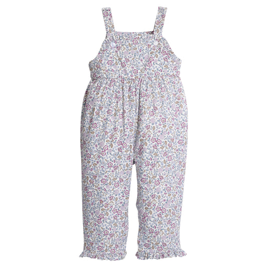 Margaux Floral Ruffled Overall