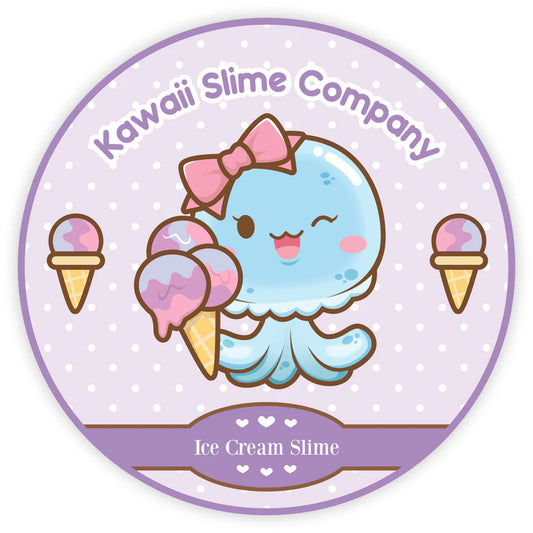 Cotton Candy Scented Ice Cream Pint Slime