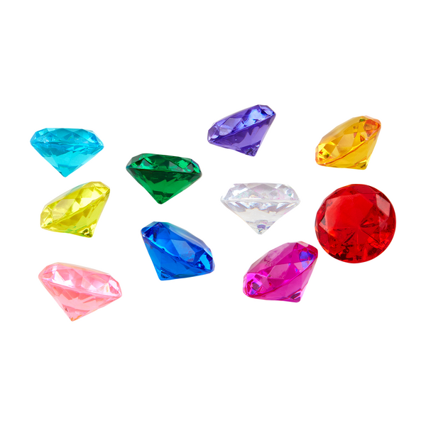 Gold Sparkly Gem Dive Toys