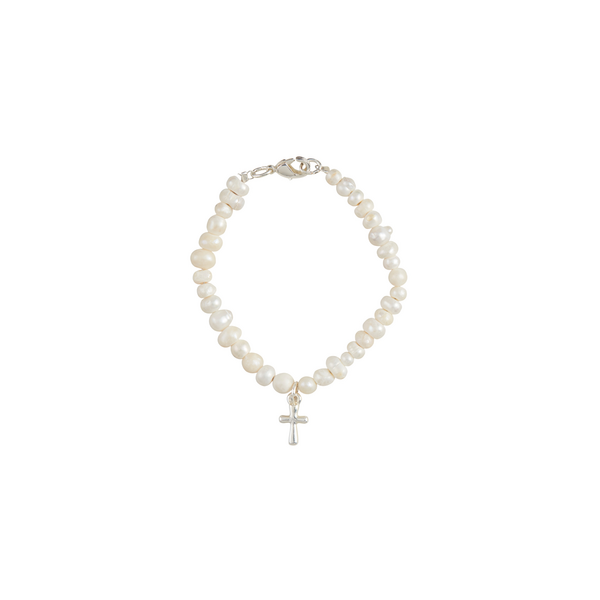 Silver Cross Bracelet