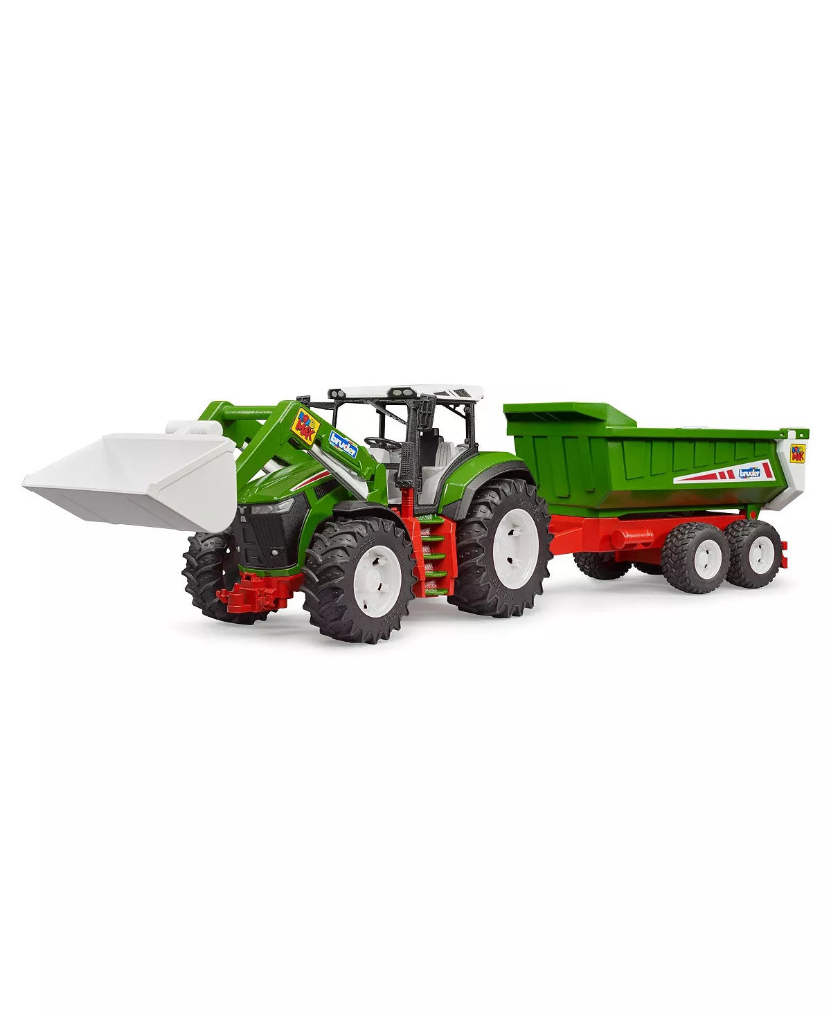 Roadmax Tractor W Front Loader & Tipping Trailer