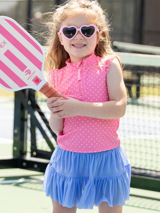 Bubblegum Pink Polka Dot Active Top
