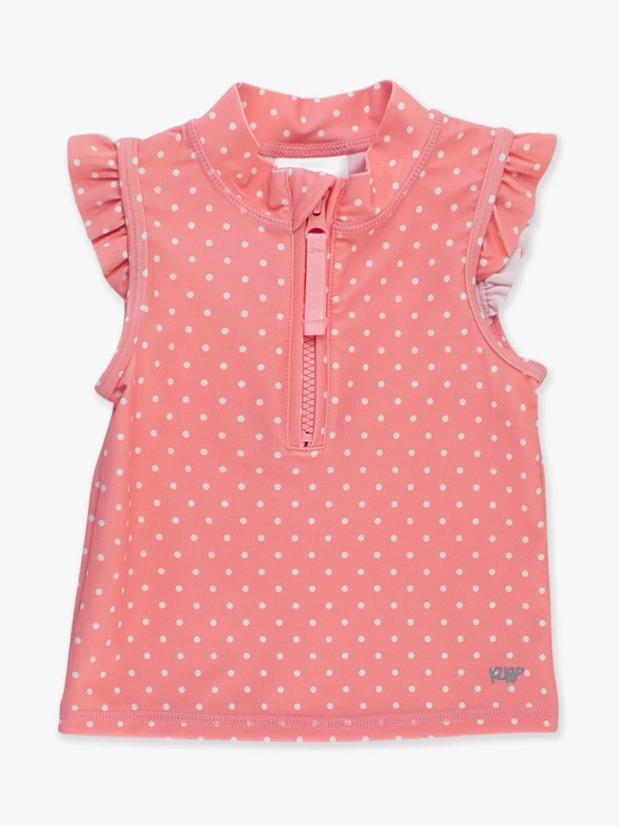 Bubblegum Pink Polka Dot Active Top