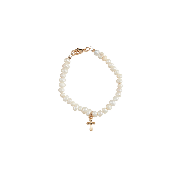 Gold Cross Bracelet