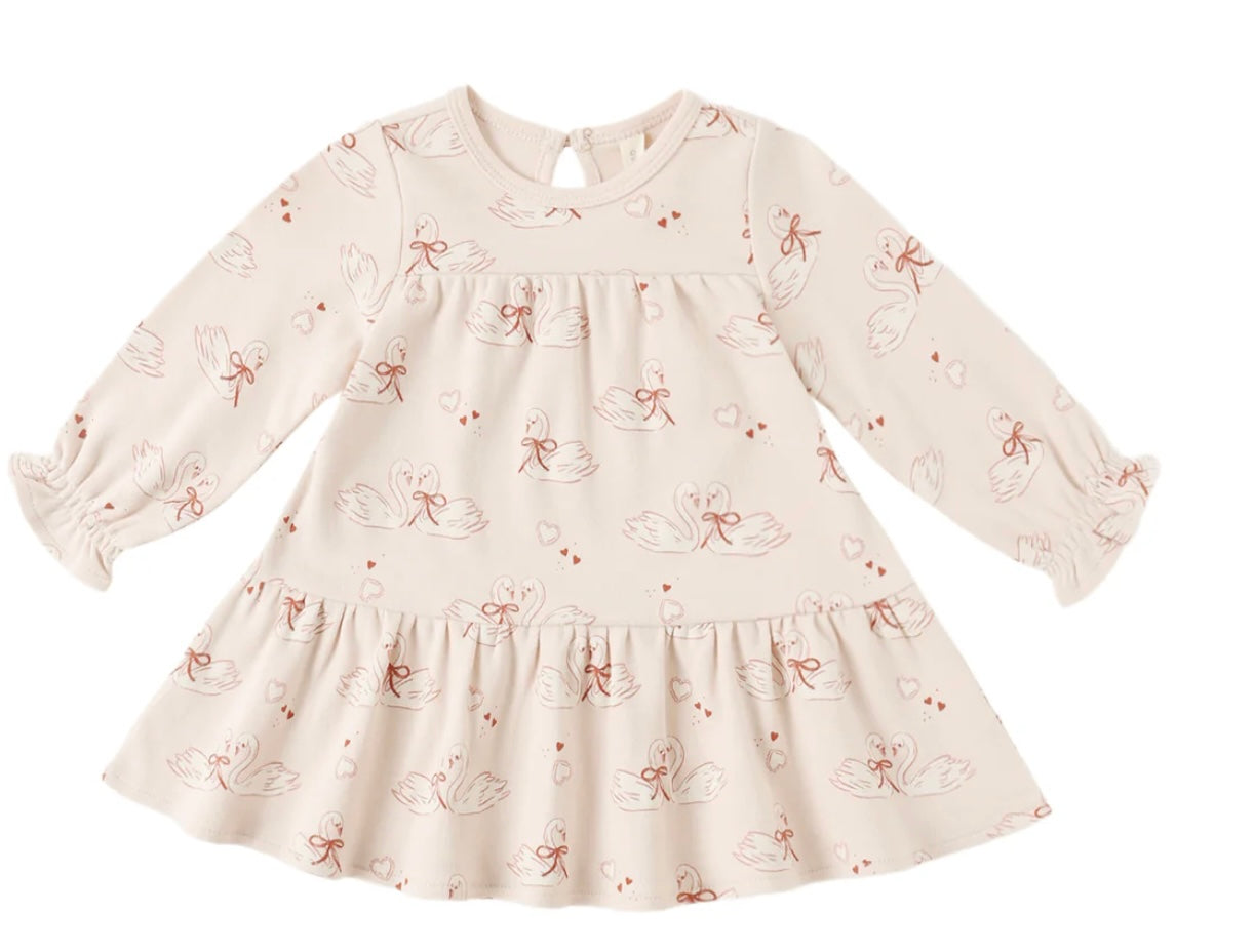 tiered jersey dress | swans