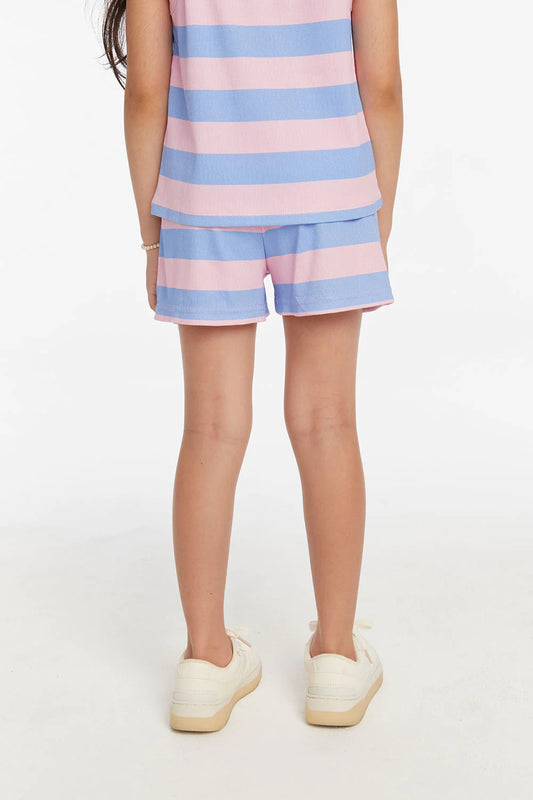 Jade Bubblegum Stripe Shorts