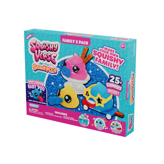 SquishyVerse Snackipoos Family Pack